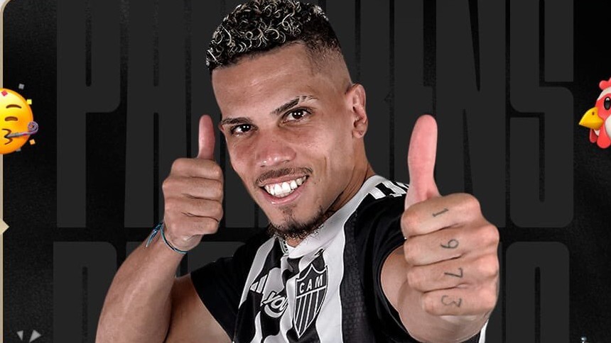 Atlético fez postagem nas redes sociais parabenizando o atacante pelo aniversário