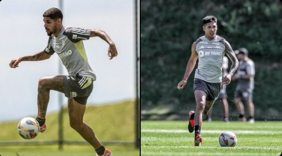 Rubens e Zaracho podem pintar na lista de relacionados do Atlético para o jogo contra o Corinthians