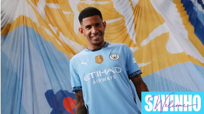 Savinho foi anunciado como novo reforço do Manchester City e será treinado pelo técnico Pep Guardiola