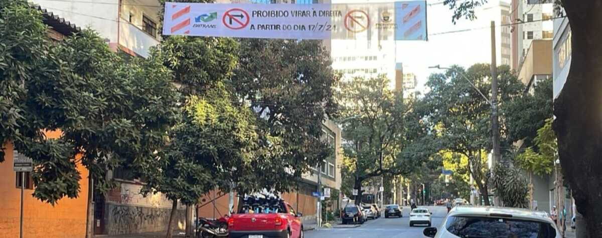 Alteração de circulação na Rua Aimorés, região Centro-Sul de BH