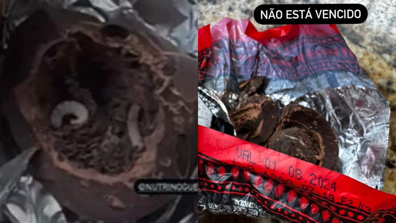 Bichos rastejavam no recheio do doce
