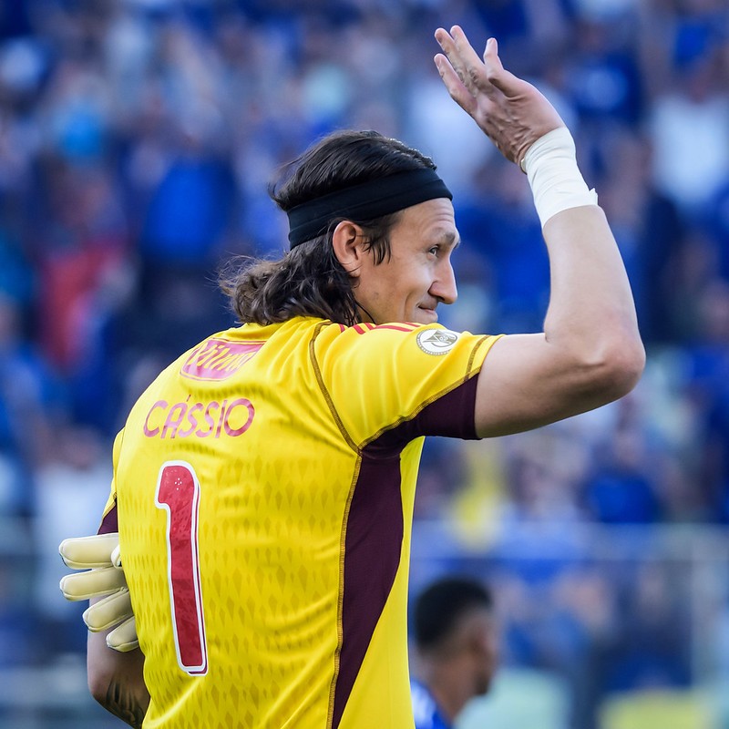 Cássio estreou vitorioso pelo Cruzeiro neste sábado 