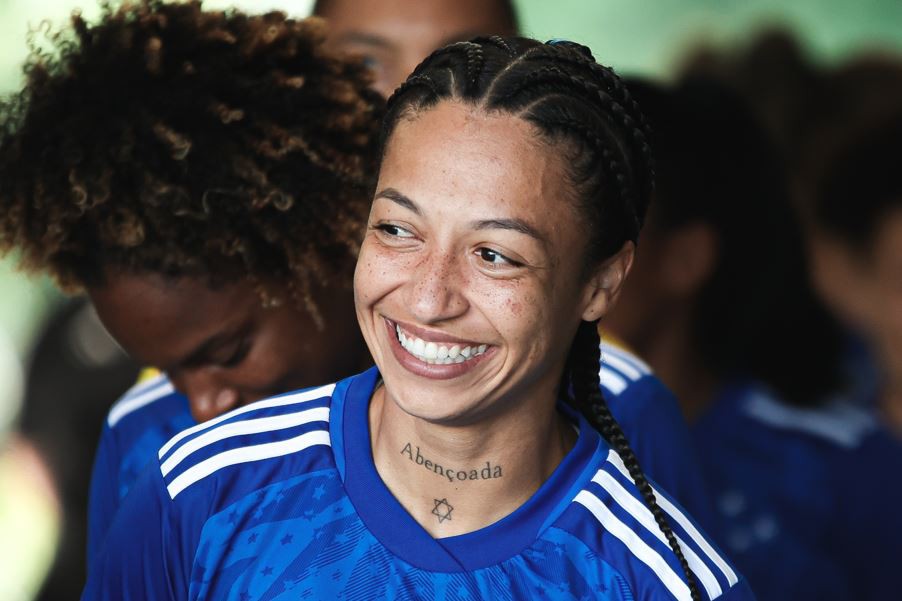 Byanca Brasil antes de clássico com o Atlético