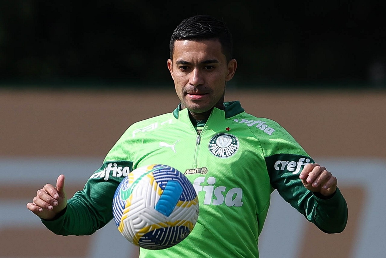 Atacante Dudu, na época em que defendia o Palmeiras
