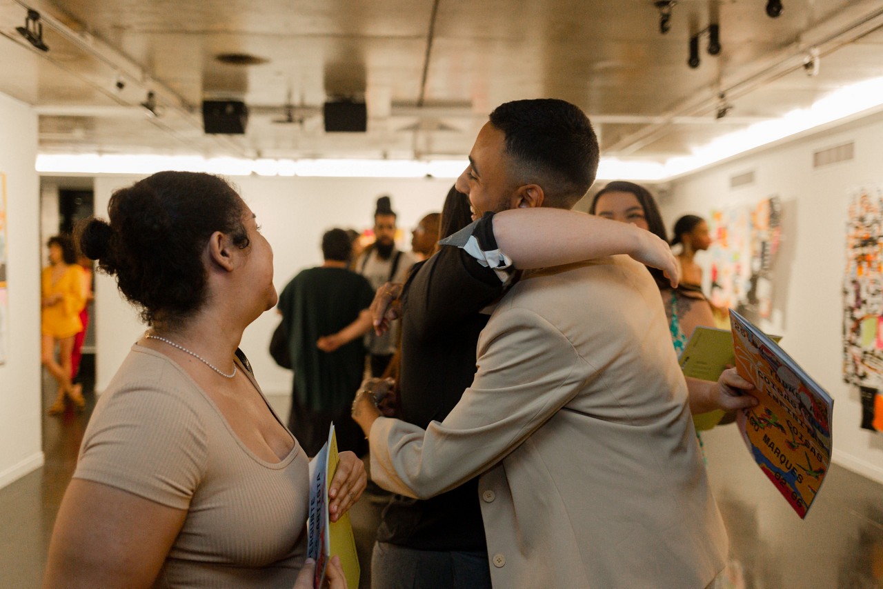 Abertura da mostra 'Todas as coisas são infinitas coisas', de Iago Marques, na Galeria BDMG Cultural, em abril deste ano