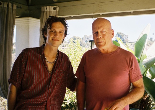 Bruce Willis e o genro, Justin Acee