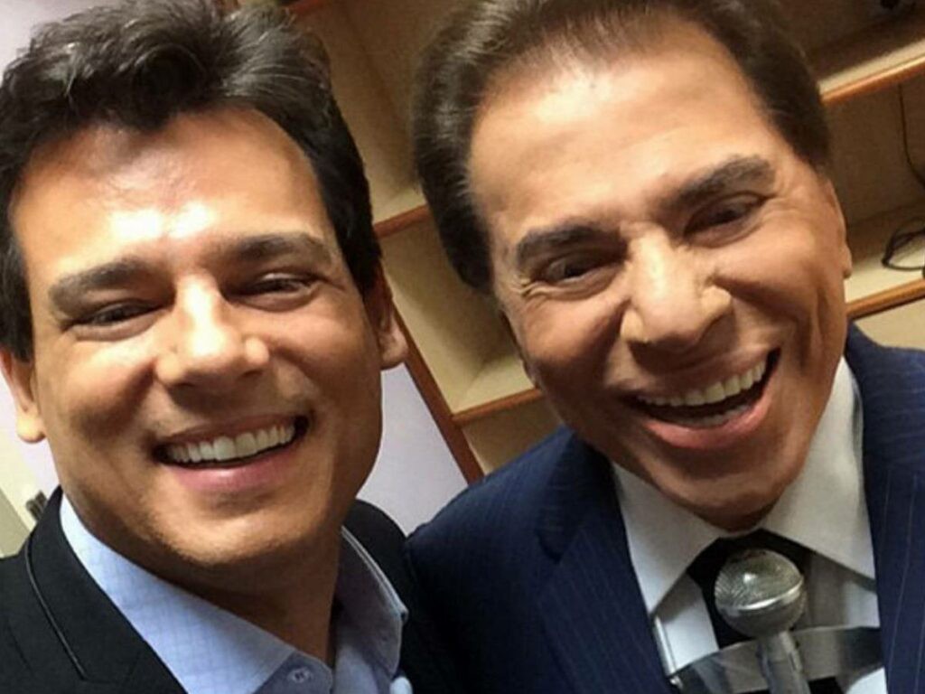 Celso Portiolli e Silvio Santos