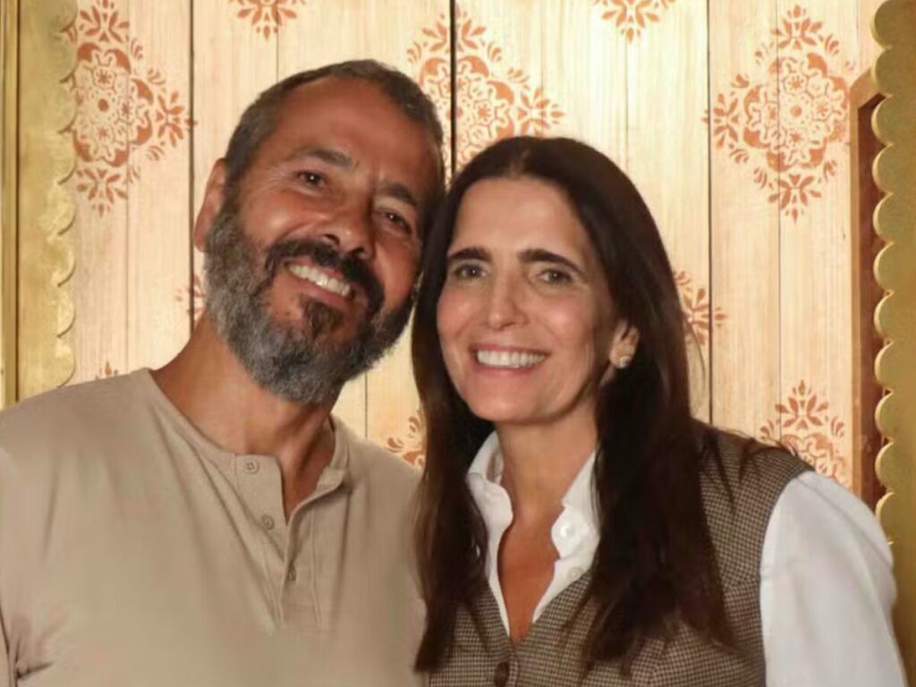 Marcos Palmeira e Malu Mader