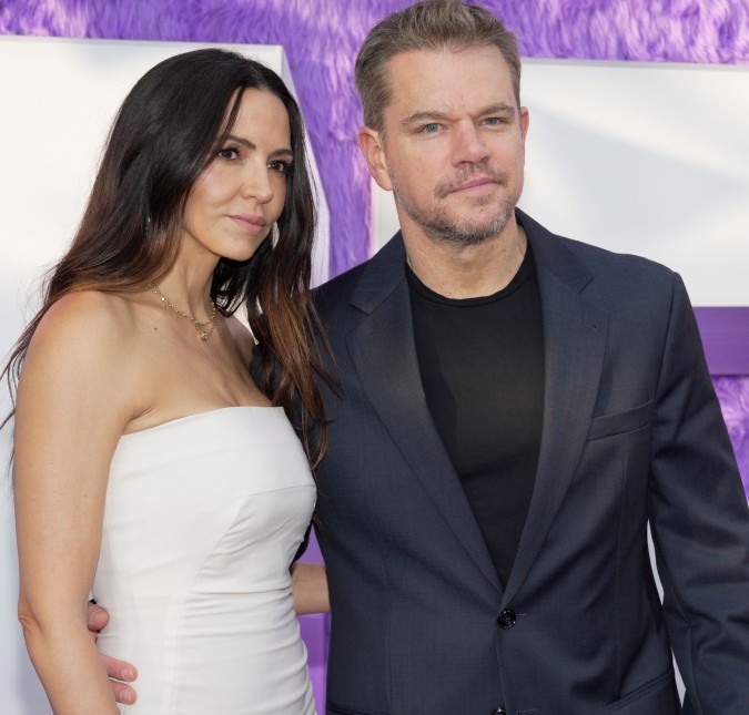 Matt Damon e a esposa Luciana Barroso
