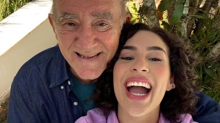 Renato Aragão e a filha, Lívian Aragão