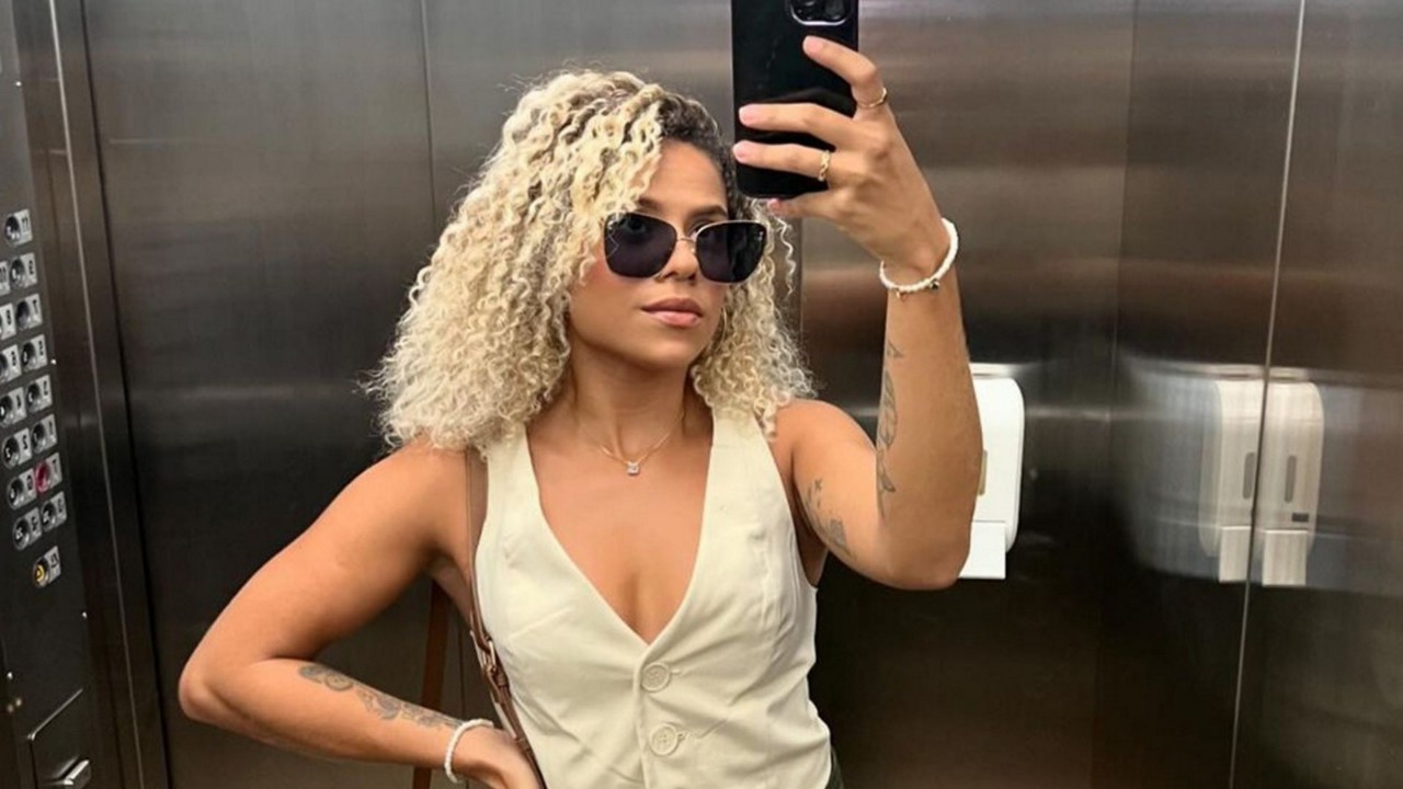A influenciadora Kevelin Gomes, apontada como a pivô do fim do relacionamento de IZA e Yuri Lima