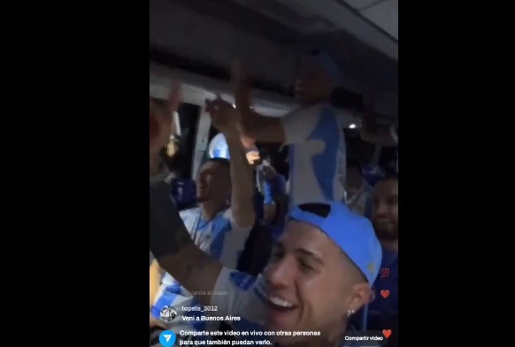 Volante Enzo gravou canto da Argentina após título da Copa América