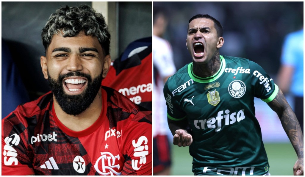 Gabigol e Dudu podem trocar de lado 