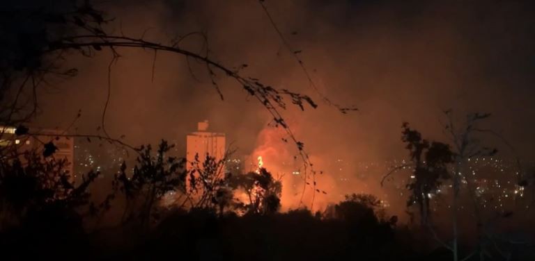 Incêndio queimou a Mata do Castelo por cerca de 12 horas