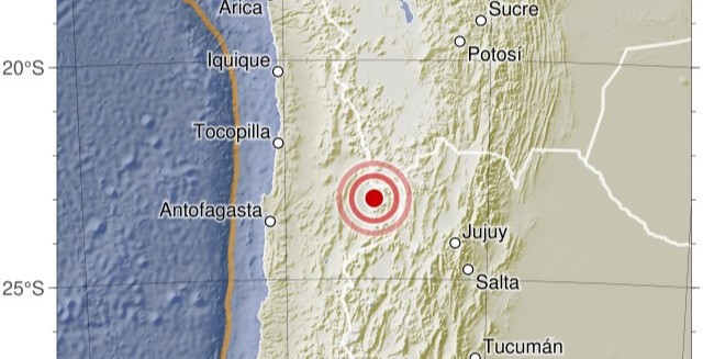 Terremoto de 7,3 graus atingiu o Norte do Chile