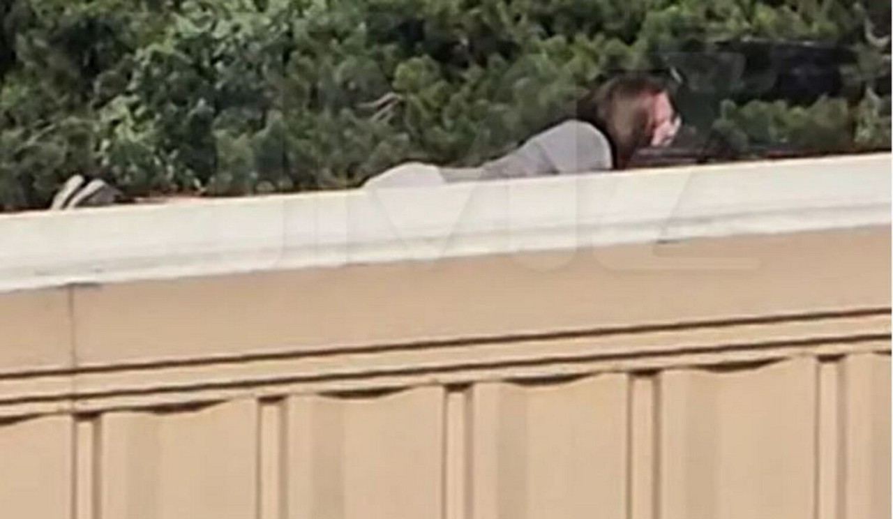 Imagem mostra momento em que atirador dispara no comício  de Trump