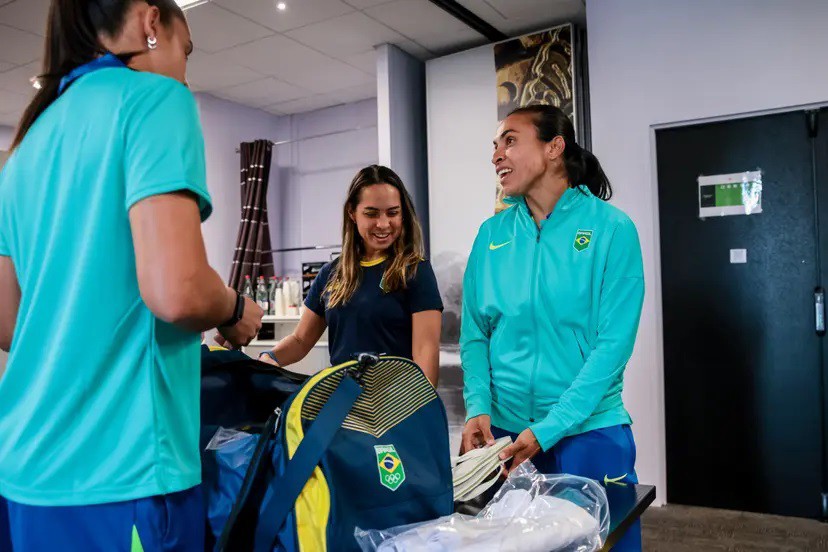Futebol feminino. Na foto, Marta. 