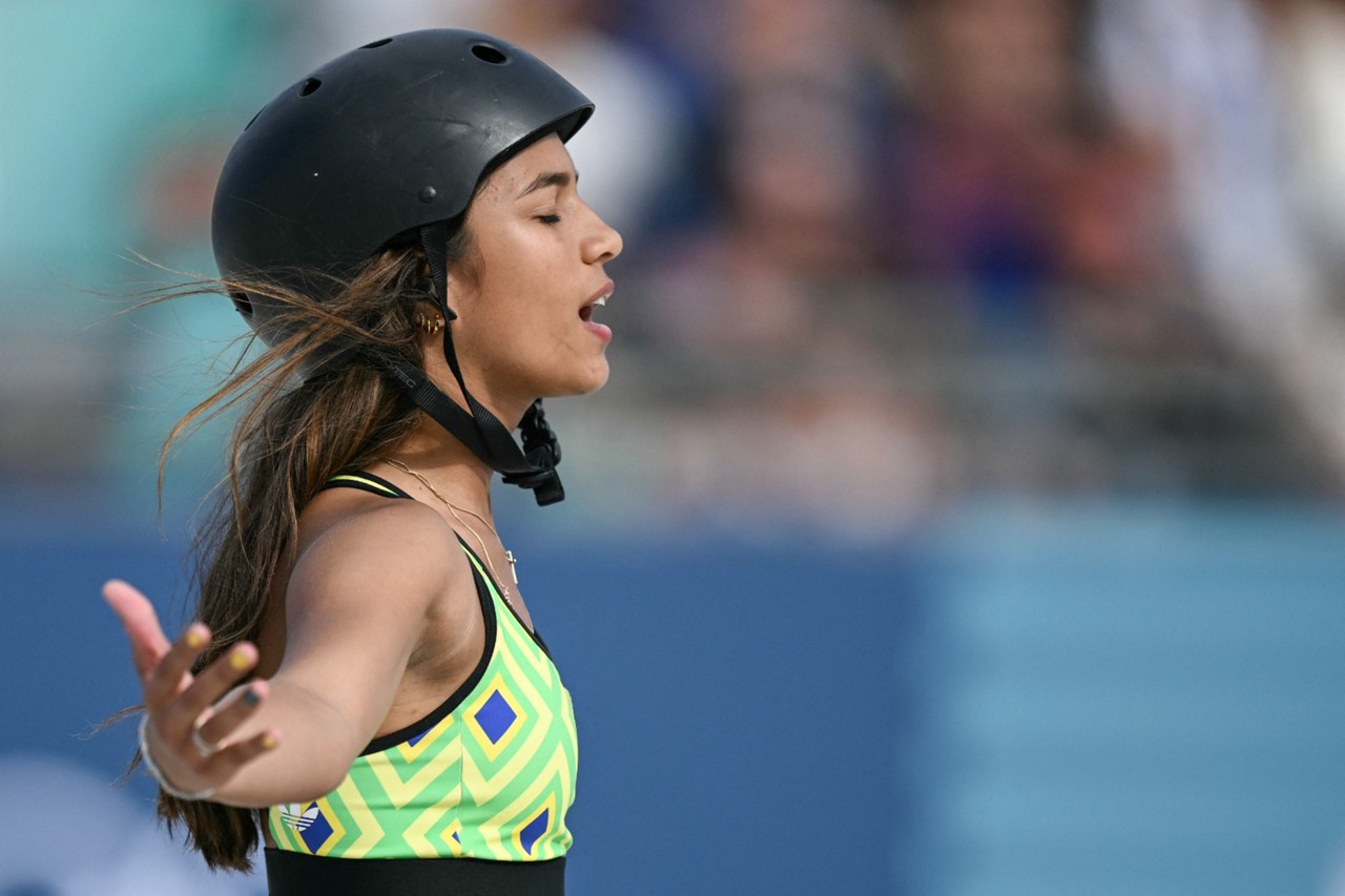 Skatista brasileira voltou a conquistar uma medalha olímpica