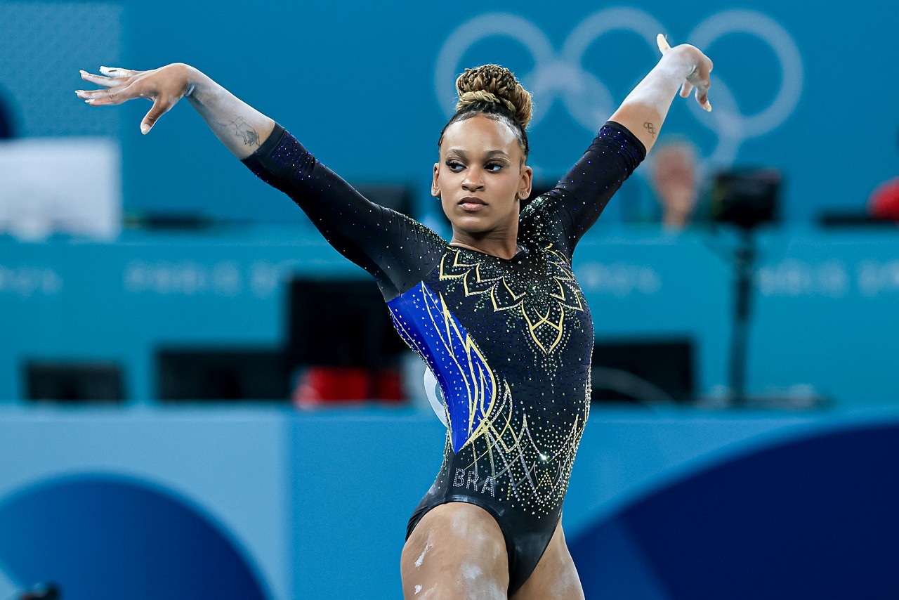 Rebeca Andrade nas Olimpíadas de Paris