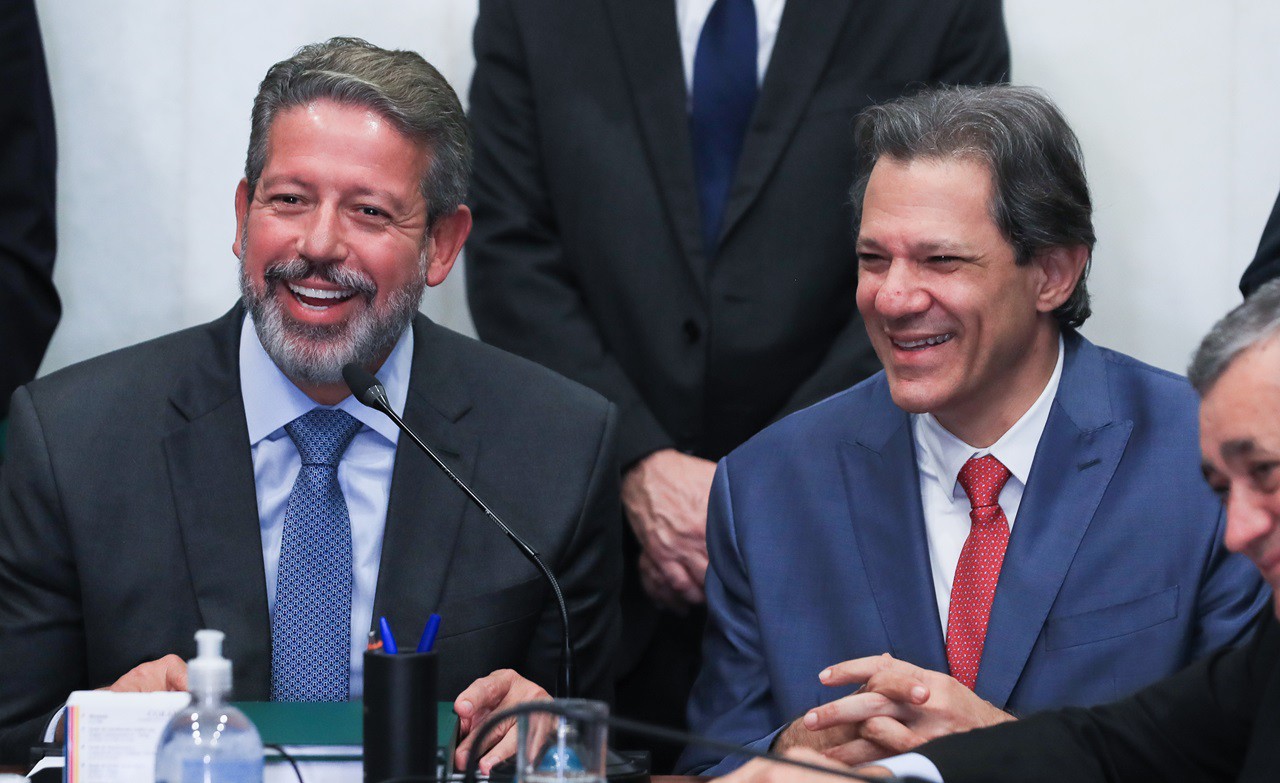 Brasília (DF) 24/04/ 2024 Presidente da Câmara dos Deputados, Arthur Lira recebe o Ministro, Fernando Haddad, a reforma Tributária, durante reunião de líderes. Foto Lula Marques/ Agência Brasil