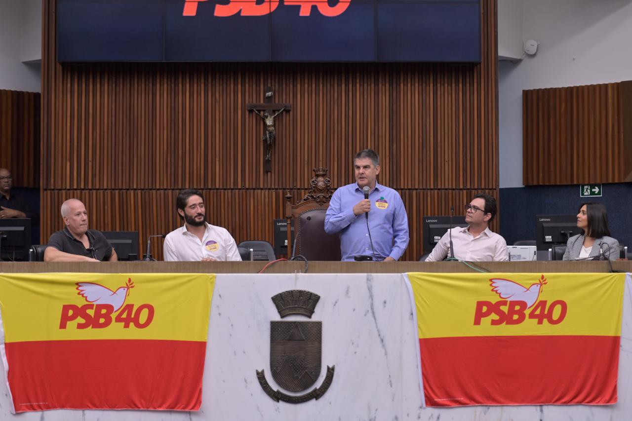 Convenção do PSB selou nome de Paulo Brant como vice na chapa encabeçada por Gabriel Azevedo (MDB)