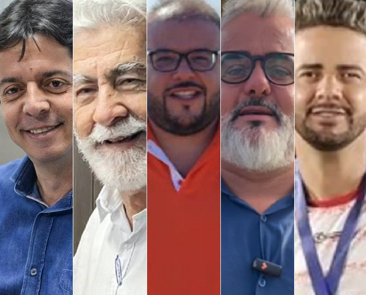 Dinis Pinheiro (Republicanos), Dr. Paulo Teles (PV), Chande (PSD), Dr. Marcinho Grossi (PSB) e Edson Tall disputam a Prefeitura de Ibirité