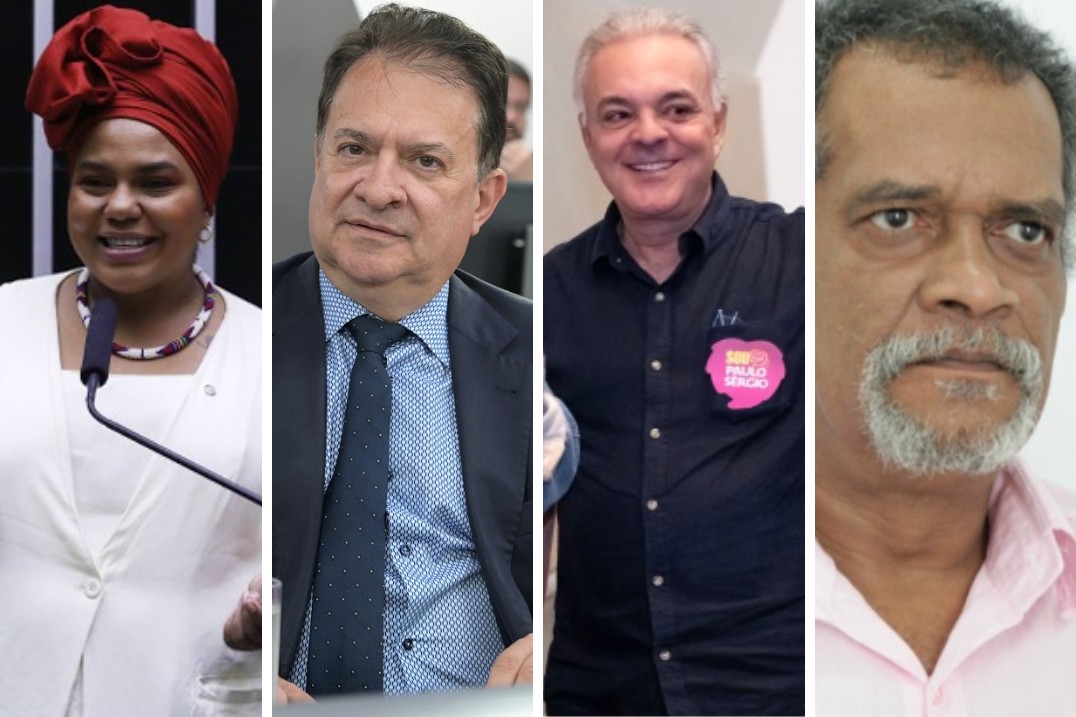 Dandara Tonantzin (PT), Leonídio Bouças (PSDB), Paulo Sérgio (PP) e Gilberto Adeniê Cunha (PSTU) são pré-candidatos à Prefeitura de Uberlândia


