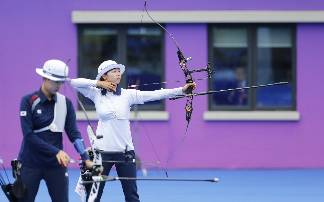 Lim Sihyeon estabeleceu um novo recorde mundial na prova do tiro com arco na Olímpiada 2024