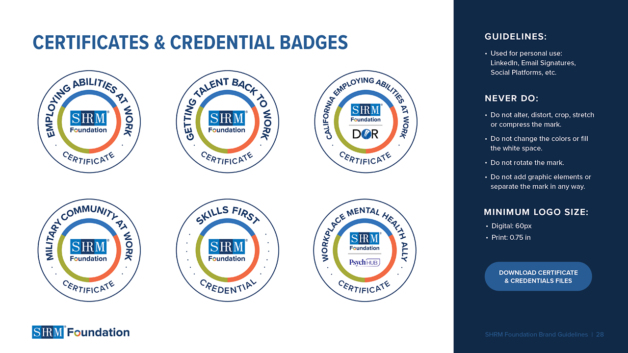 SHRM Foundation Badges Guide