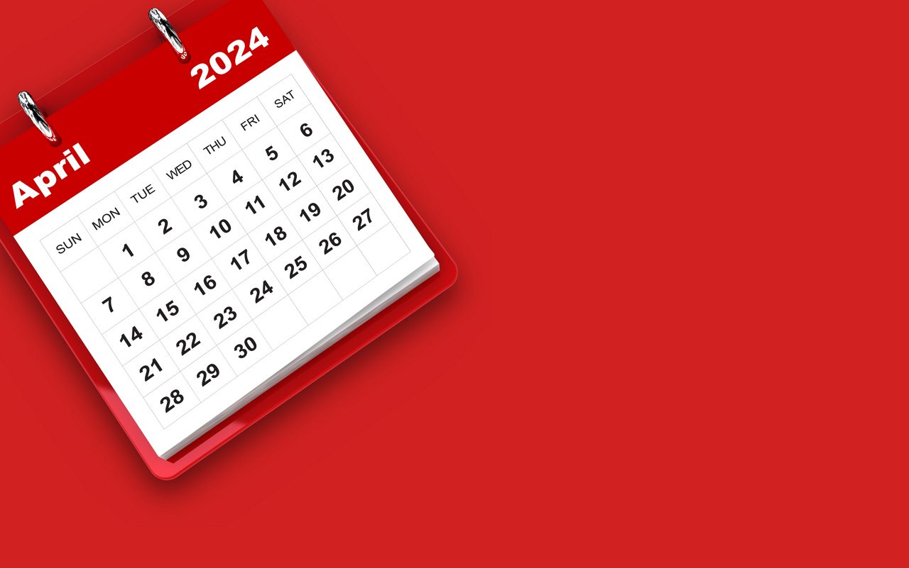April 2024 calendar