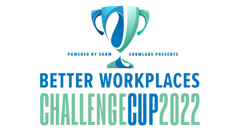 A blue and green logo.