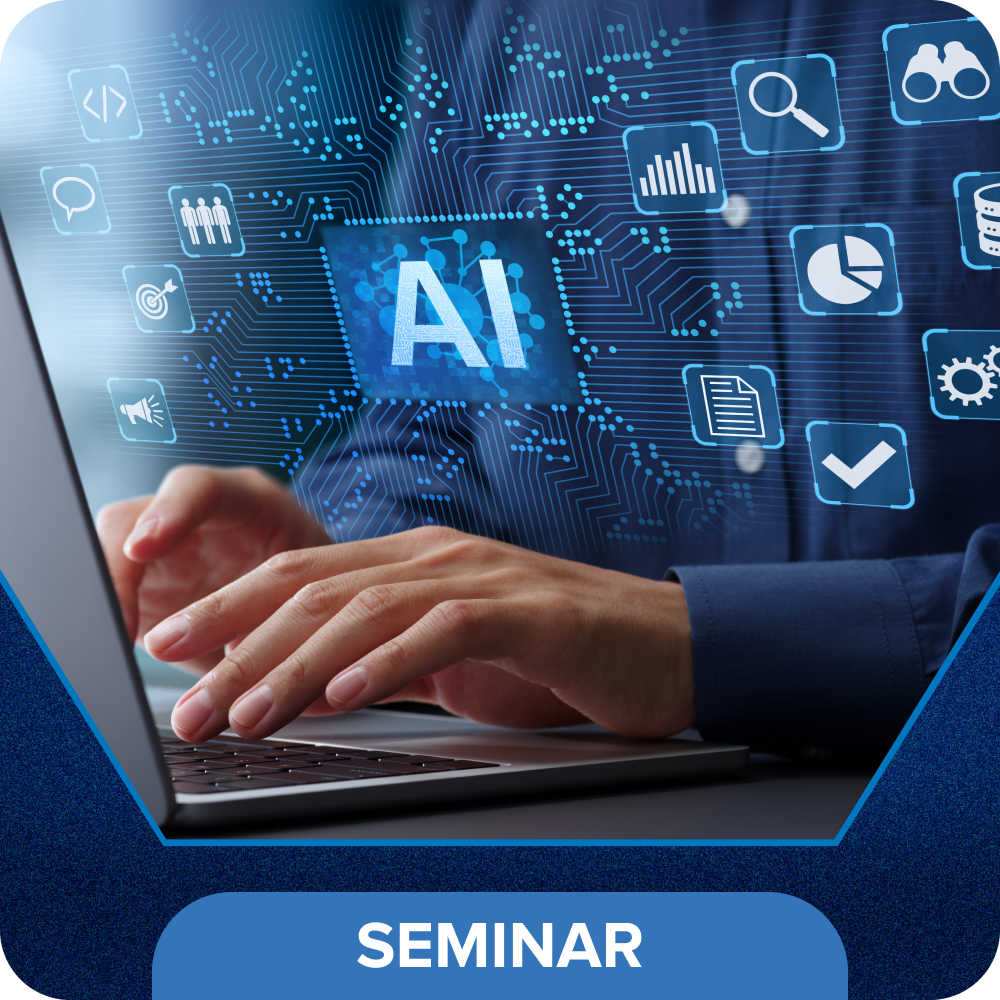 thumbnail depicting office worker using AI technology