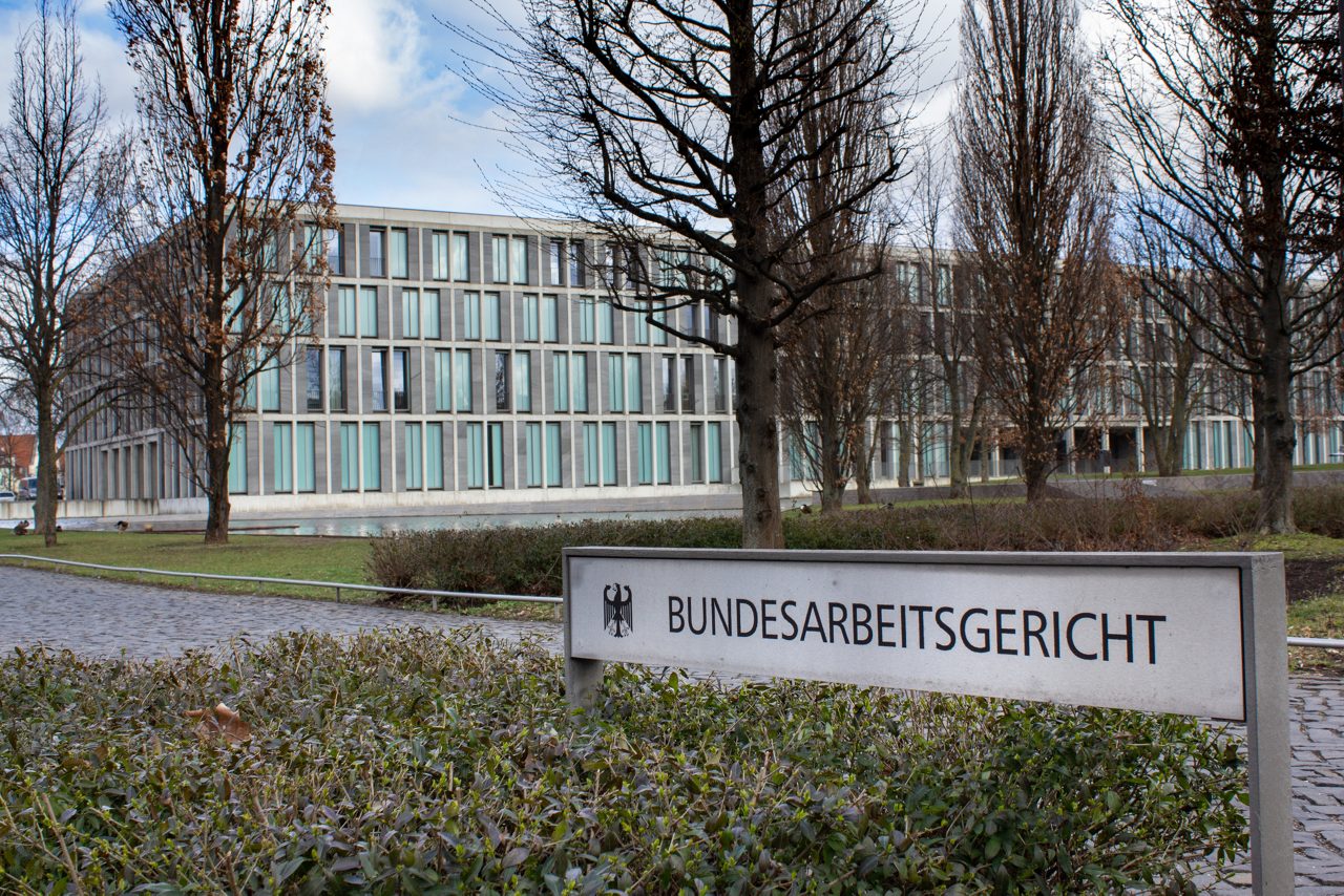 BAG (Bundesarbeitsgericht, or Federal Labor Court)