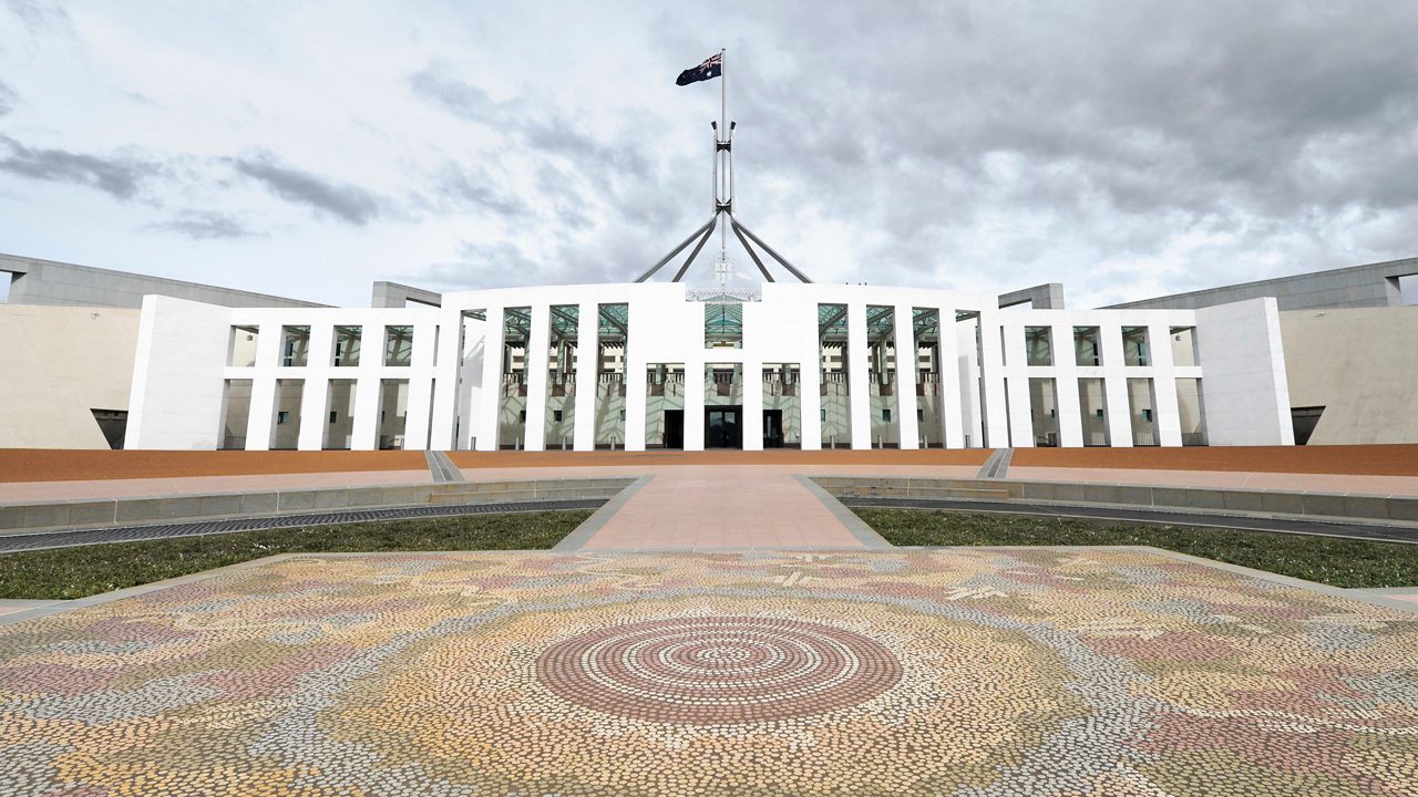 An image of the australian parliament building.