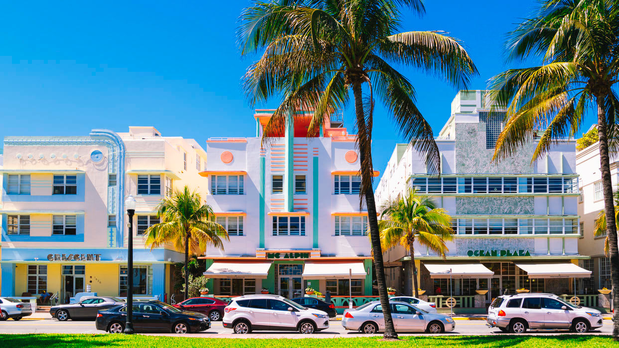 Miami beach, florida, u s of america.
