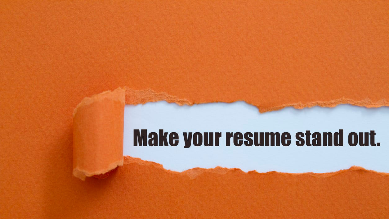 Make your resume stand out.