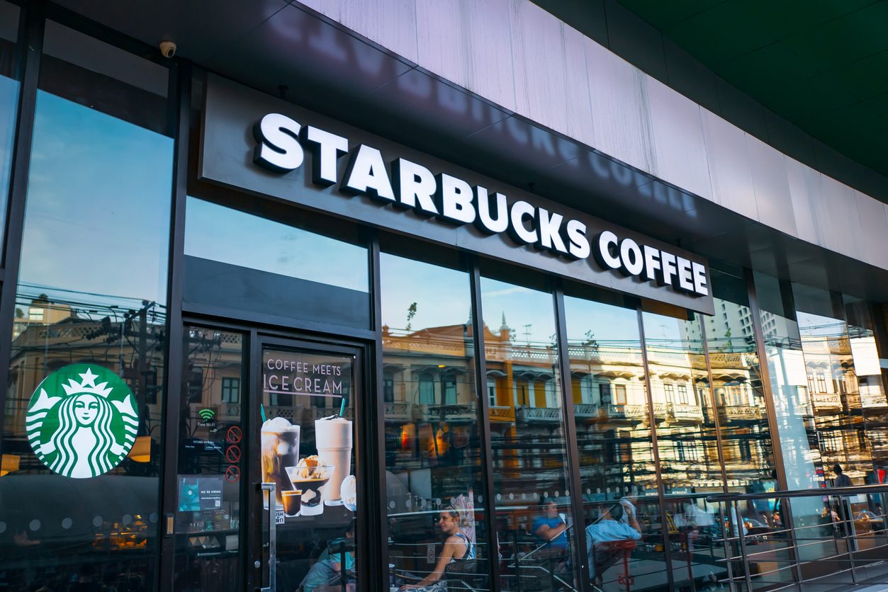 A Starbucks store