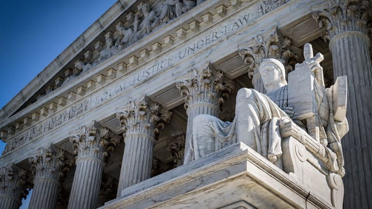 The supreme court building in washington, dc.