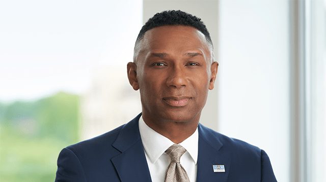A man in a suit and tie.