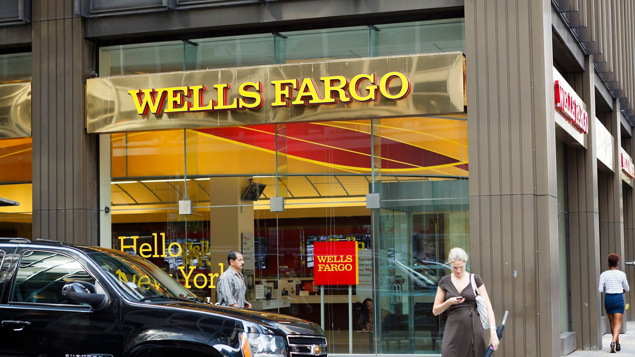 Wells fargo is a bank in new york city.