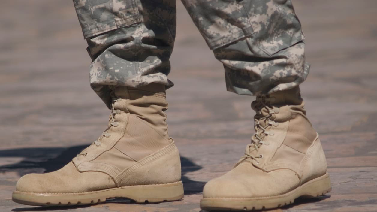 military boots