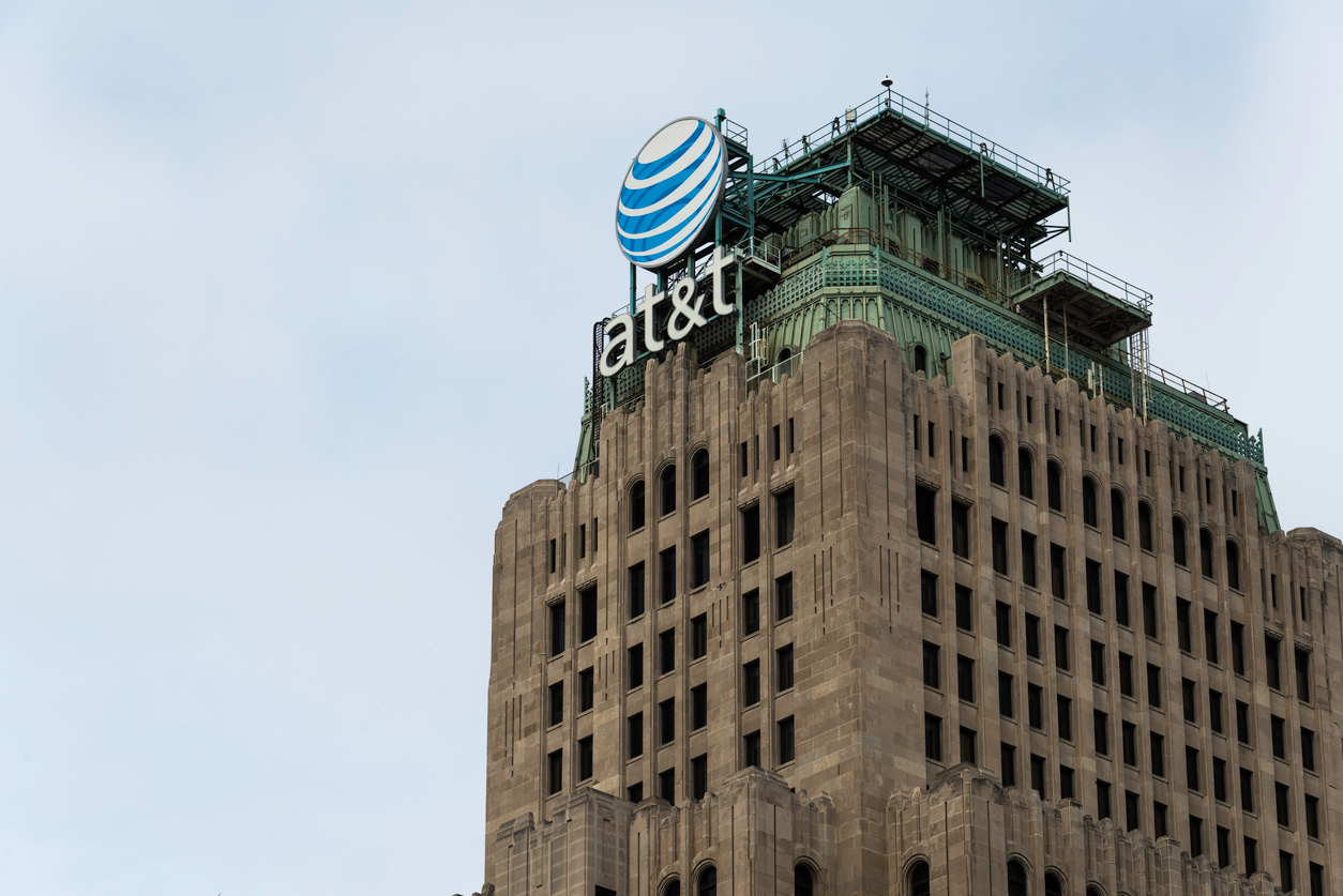 The at&t offices in downtown Cleveland, Ohio.