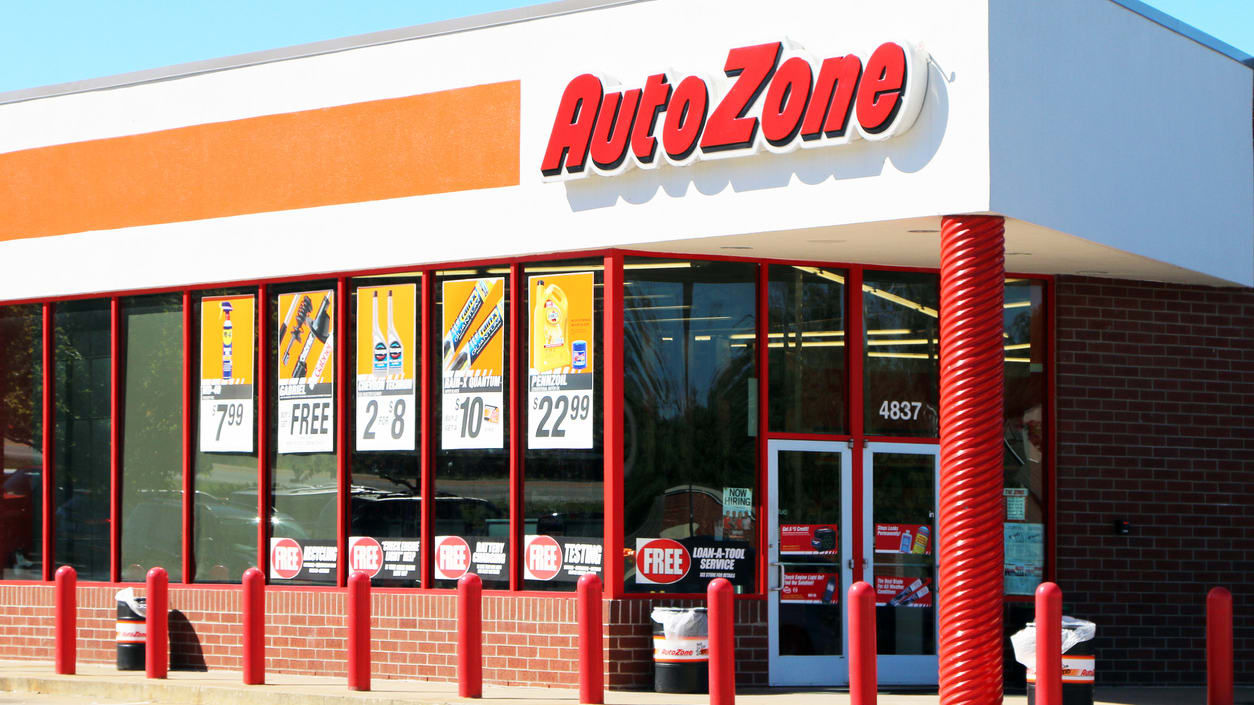 A store with a sign on it.