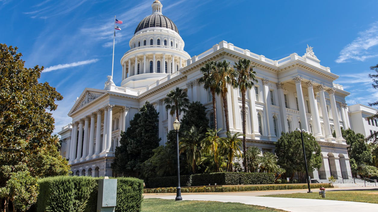 California state capitol building in sacramento, california.