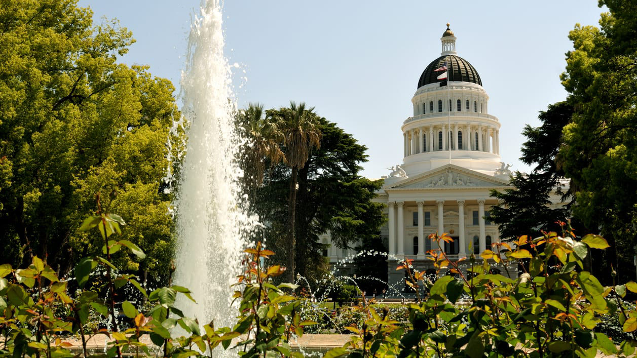 California state capitol in sacramento, california.