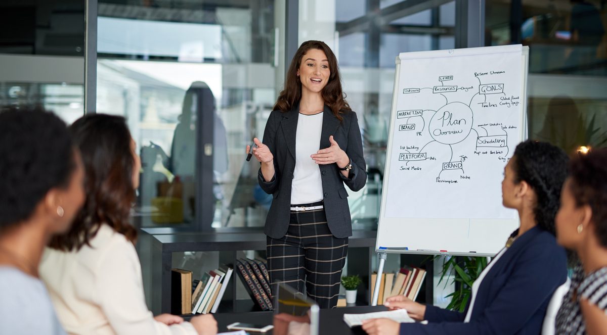 An HR professional discusses her communications plan.