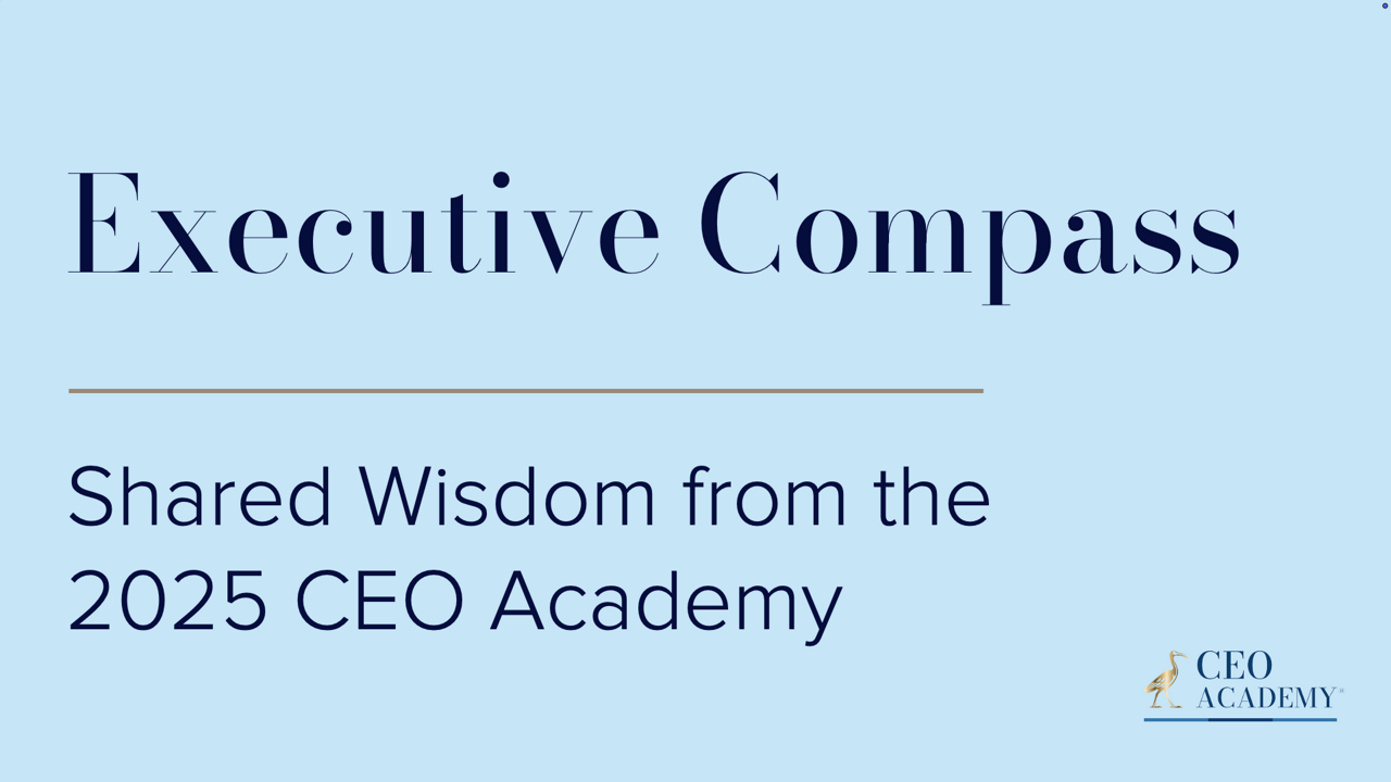 CEO Academy Executive Compass