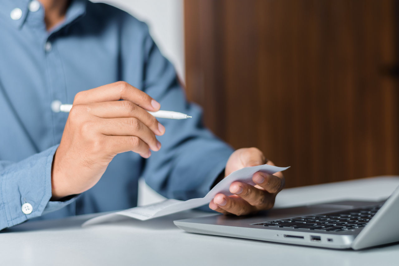 Corporate administration and employee benefits. Concepts include reimbursement, financial honesty, expense tracking, office management, paperwork simplification, and digital record keeping