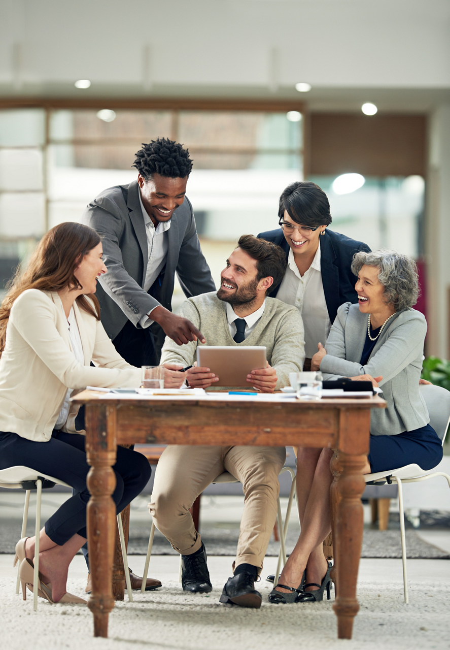 Cropped shot of a group of businesspeople meeting in the boardroom