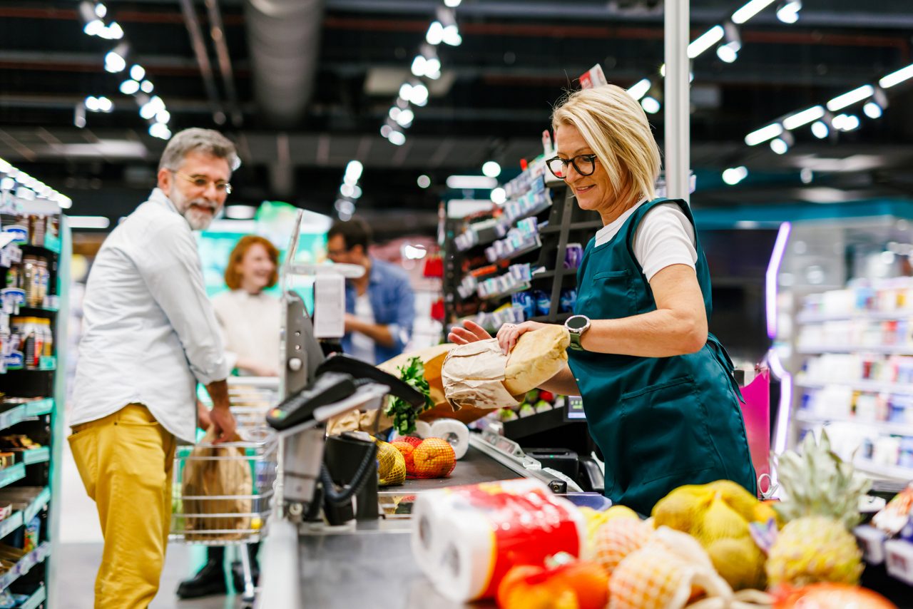 grocery store cashier